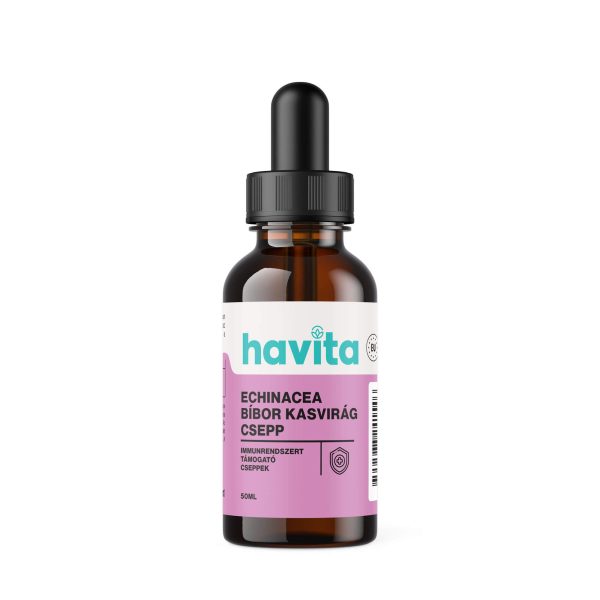 A HAVITA echinacea, más néven bíbor kasvirág cseppjei segíthetnek leküzdeni, illetve megelőzni a különböző meghűléses, valamint fertőzéses betegségeket immunrendszered erősítésével.